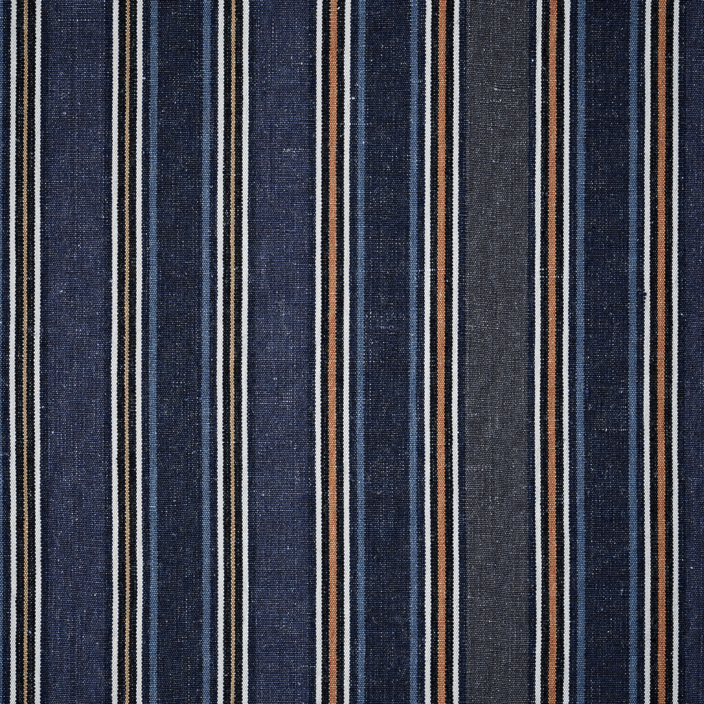 Rugby Indigo Fabric by de Le Cuona