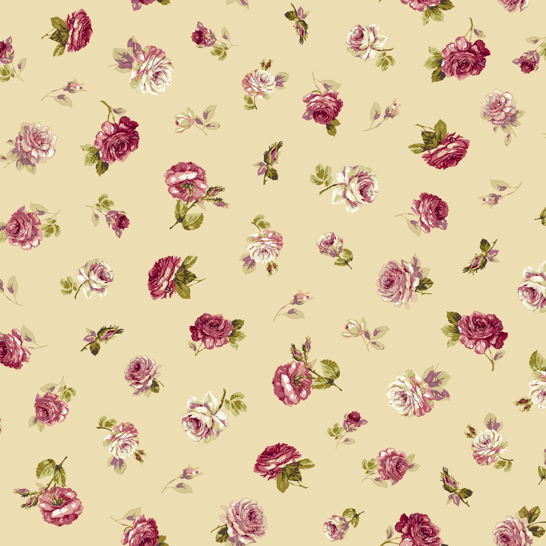 Petite Evelyn Cream Fabric by Edinburgh Weavers - Britannia Rose
