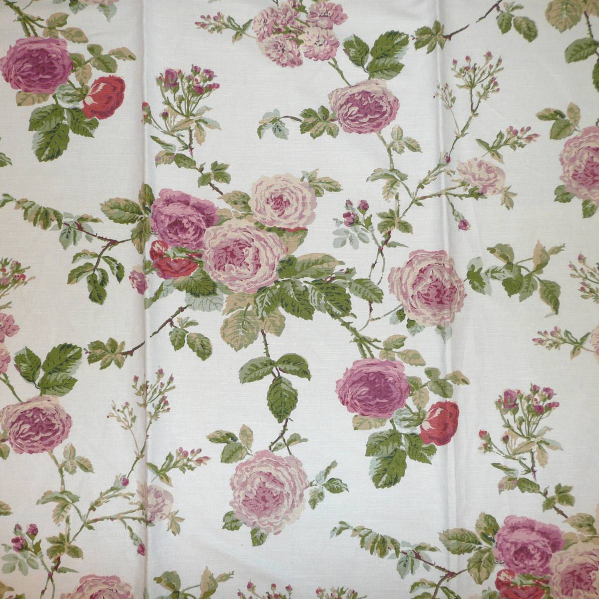 Lucille Chintz Fabric by Edinburgh Weavers - Britannia Rose