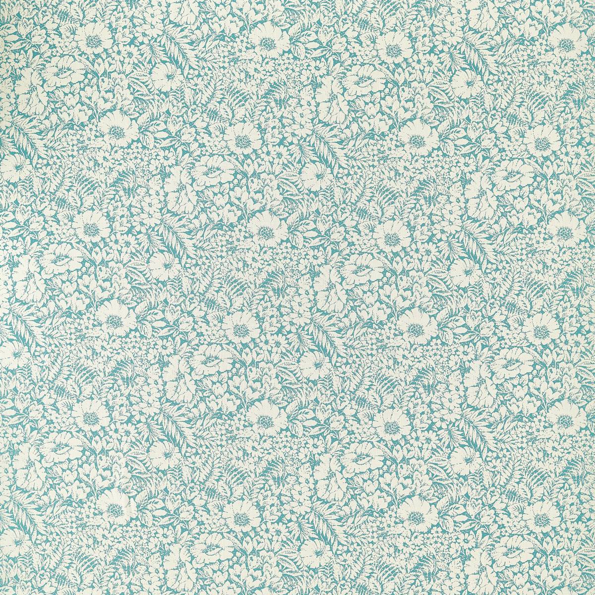 Meadow Fields High Sea Fabric by Sanderson