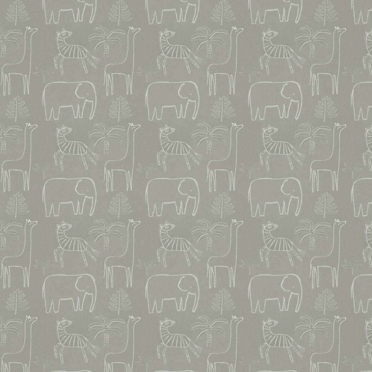 Funky Jungle Stone Fabric by Harlequin