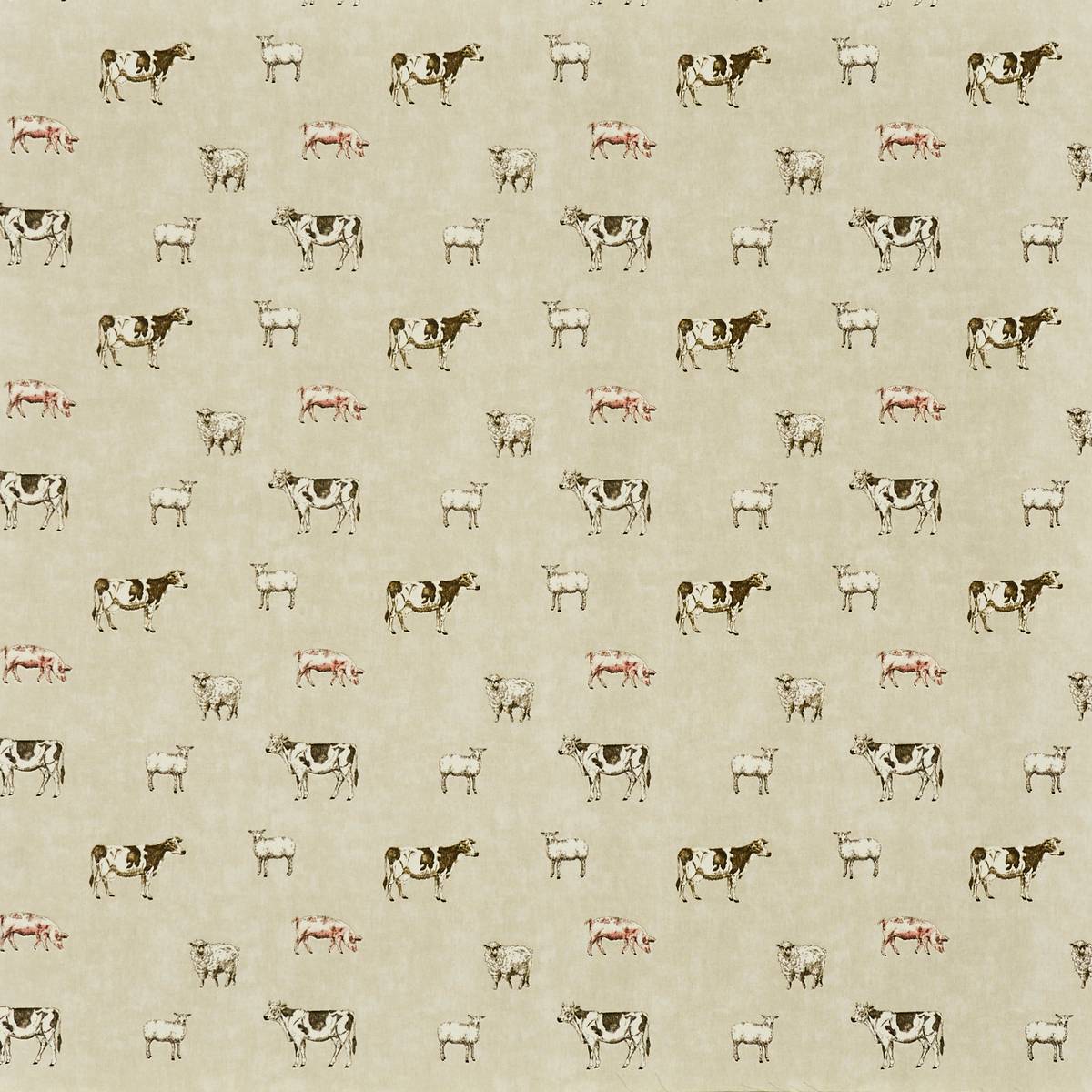 Pasture Flax Fabric by Prestigious Textiles