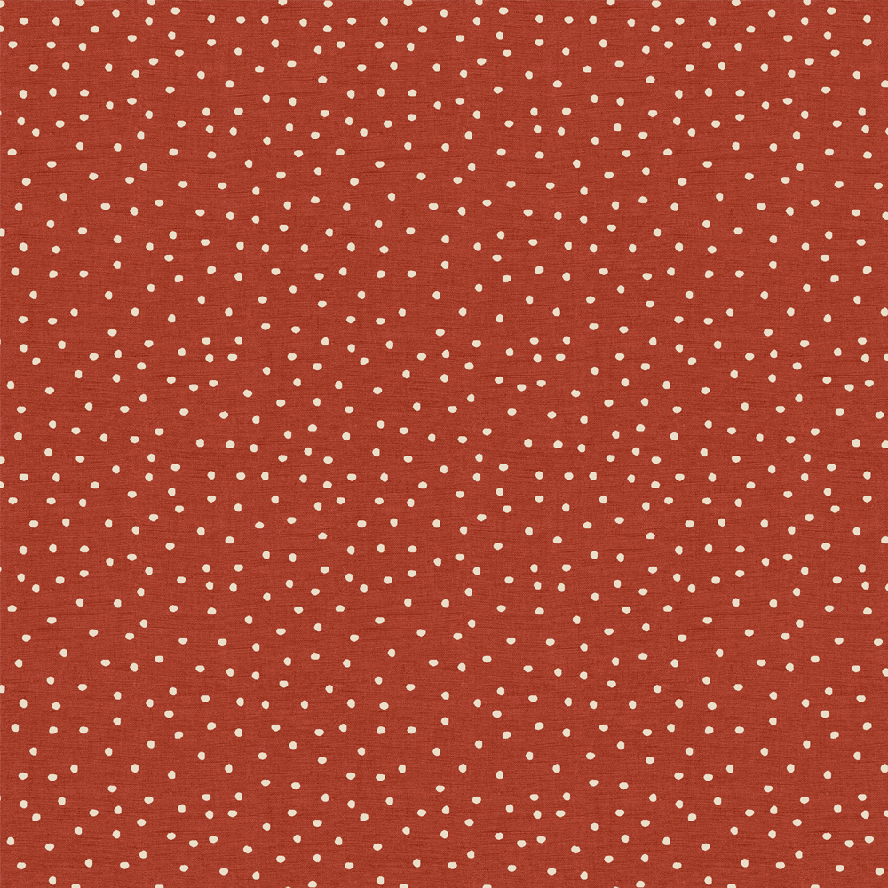 Spotty Poppy Fabric by iLiv