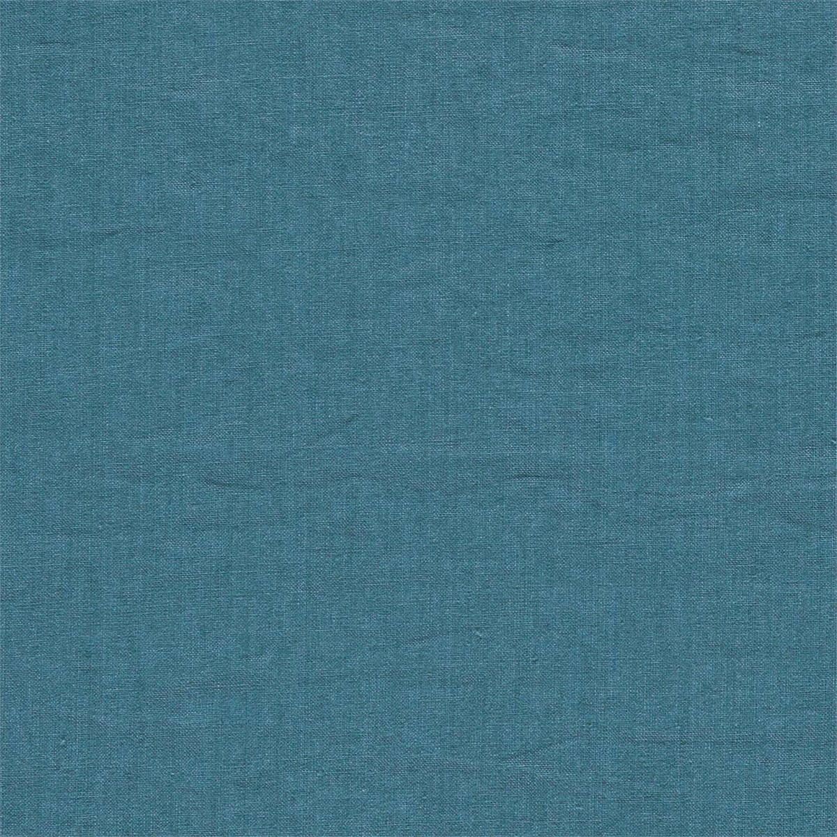 Rue Linen Petrol Fabric by Sanderson