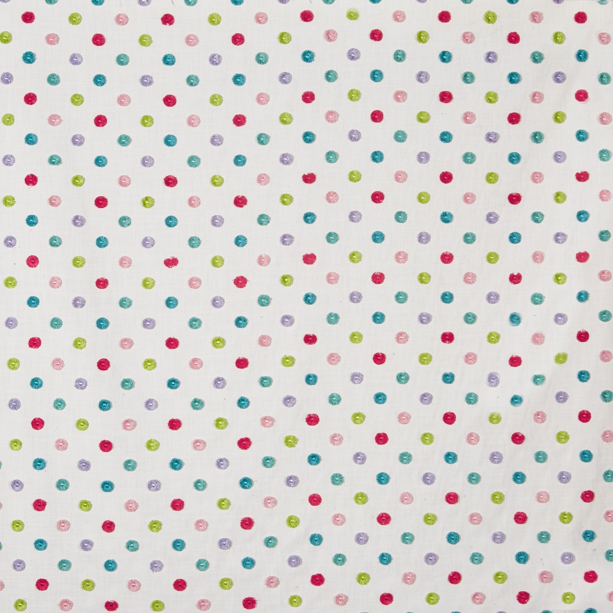 Pom Pom Rainbow Fabric by Prestigious Textiles