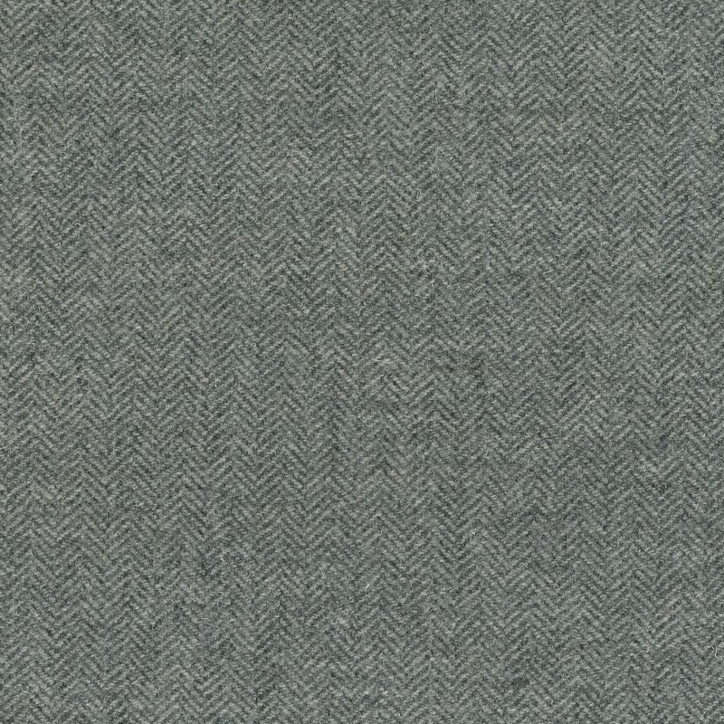 Alice Herringbone Steel Grey Fabric by Art Of The Loom