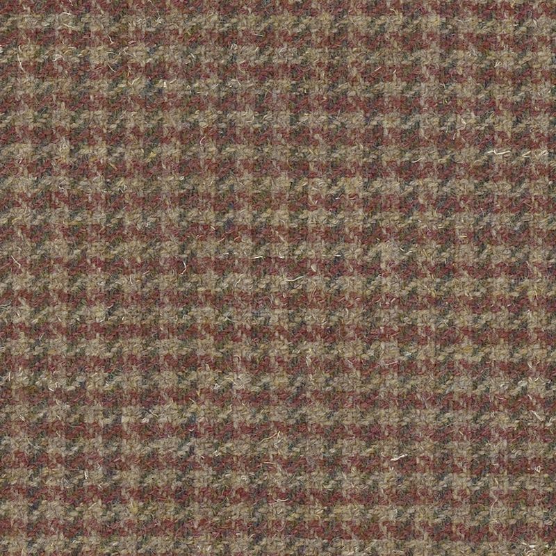 Isabel Houndstooth Chestnut Fabric by Art Of The Loom