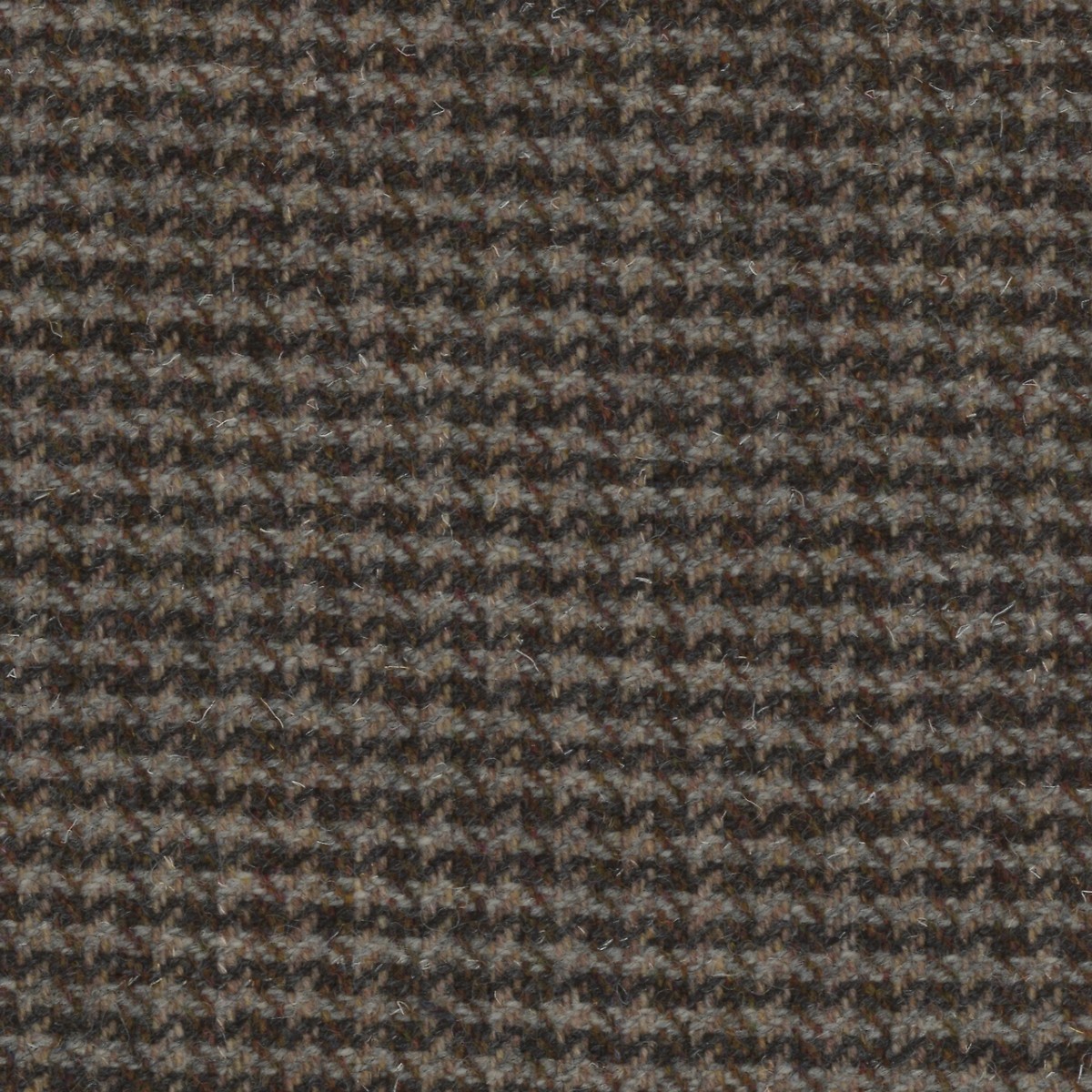 Isabel Houndstooth Mushroom Fabric by Art Of The Loom