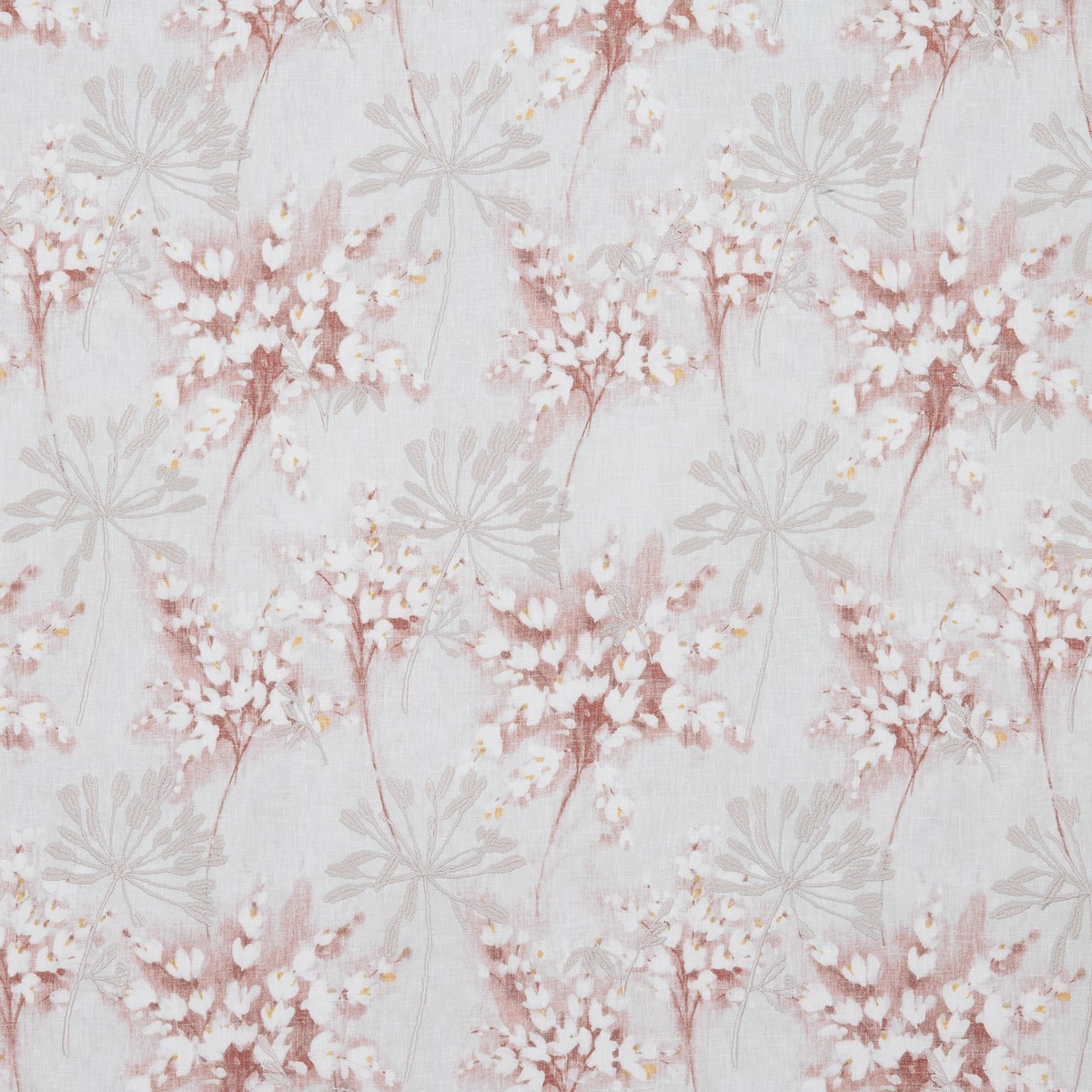 Clemence Dusky Rose Fabric by Ashley Wilde