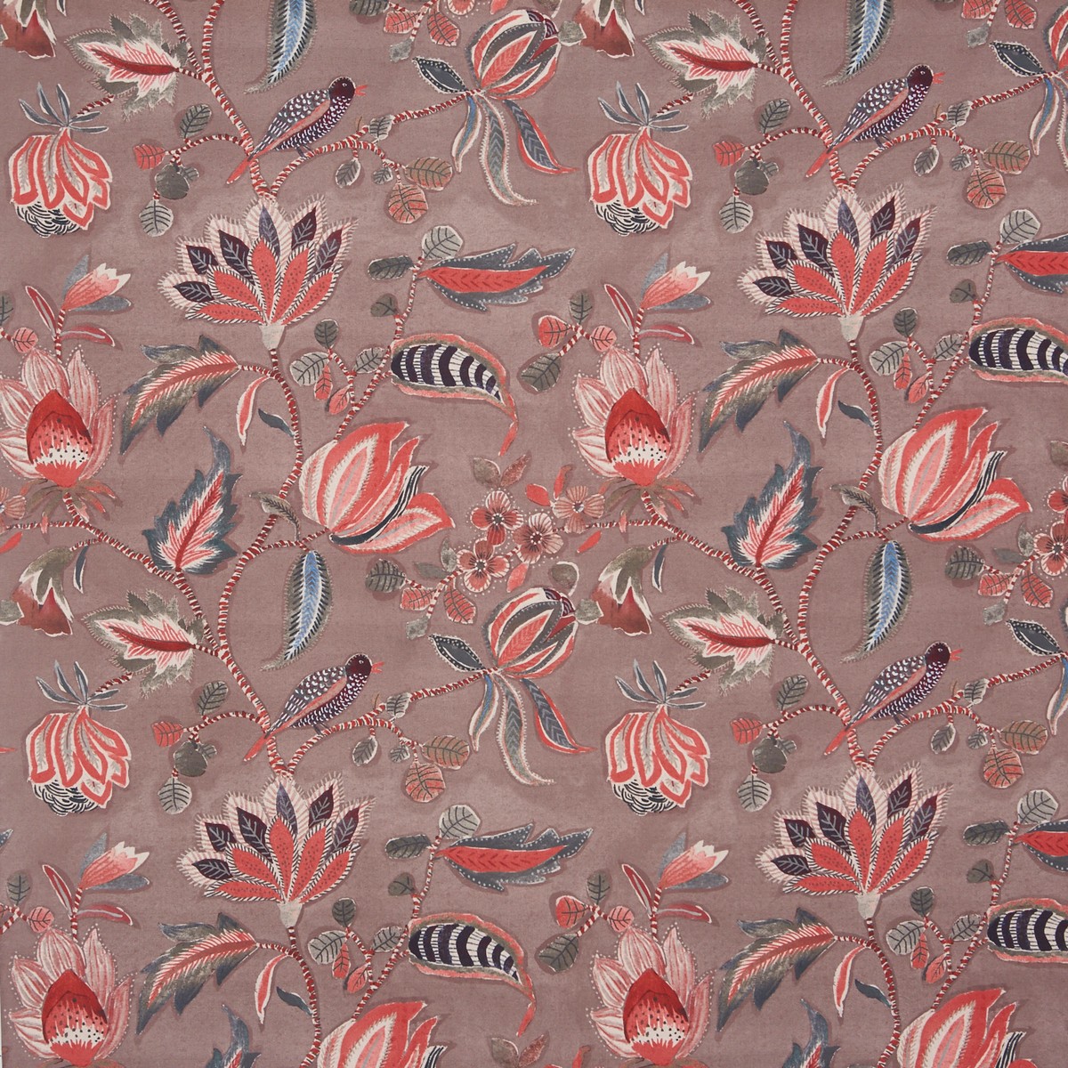 Azalea Passion Fruit Fabric by Prestigious Textiles