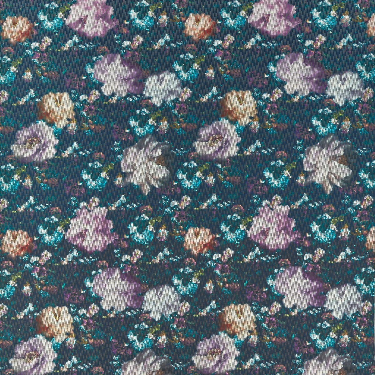 Camile Midnight Fabric by Clarke & Clarke