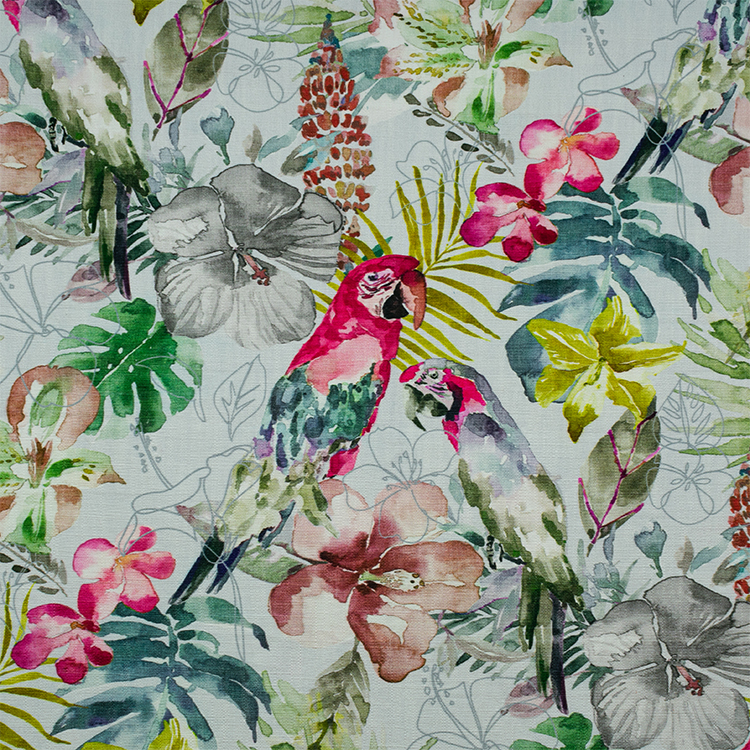 Antigua Berry Fabric by Fibre Naturelle