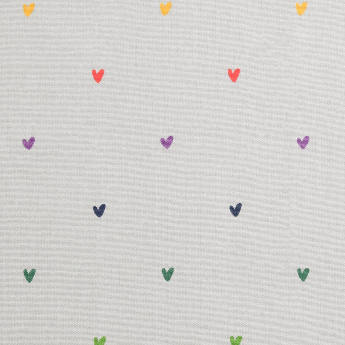 Hearts Multicoloured Fabric by Sophie Allport