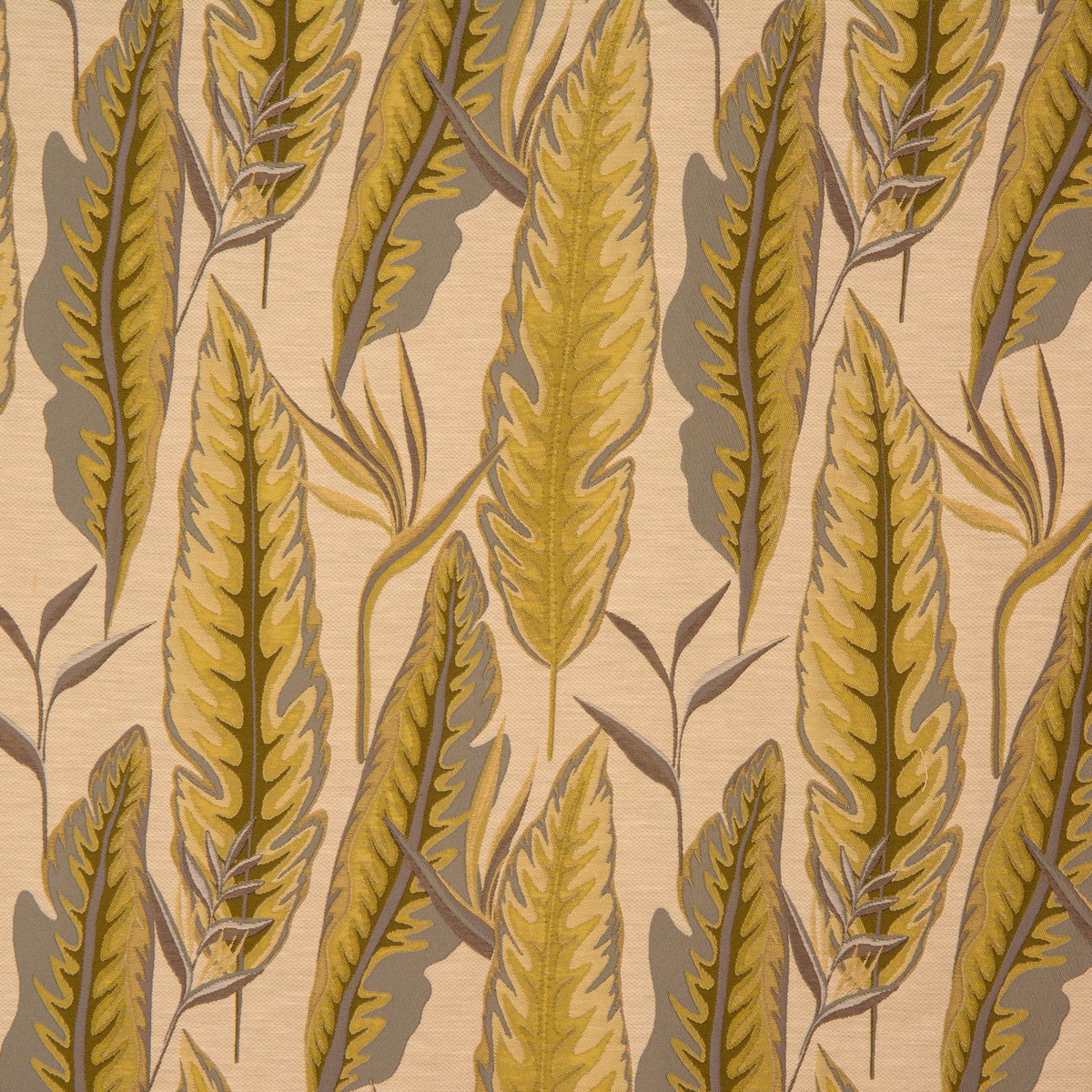 Brodsworth Ochre Fabric by Fryetts