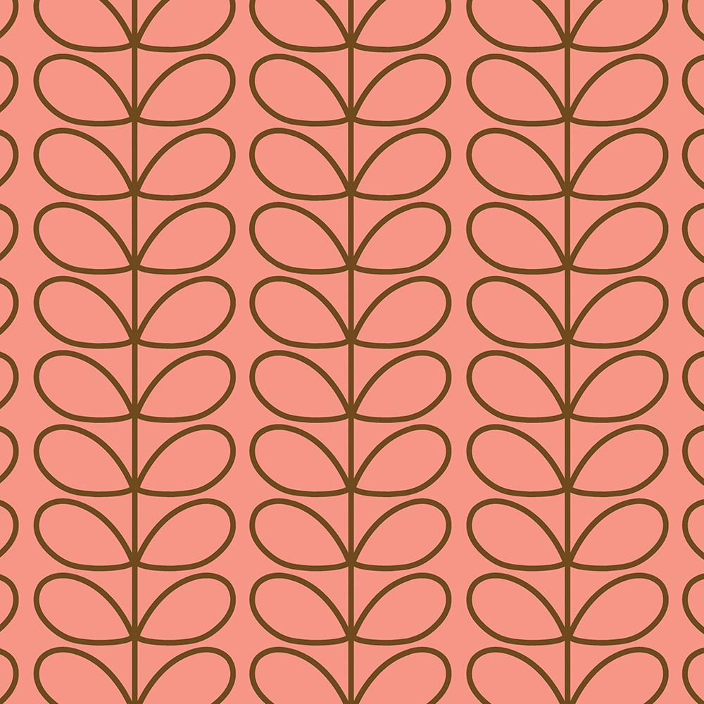 Linear Stem Summer Fabric by Orla Kiely