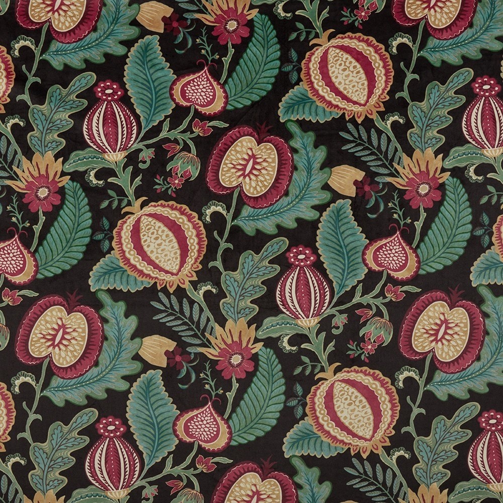 Cantaloupe Ebony Fabric by iLiv