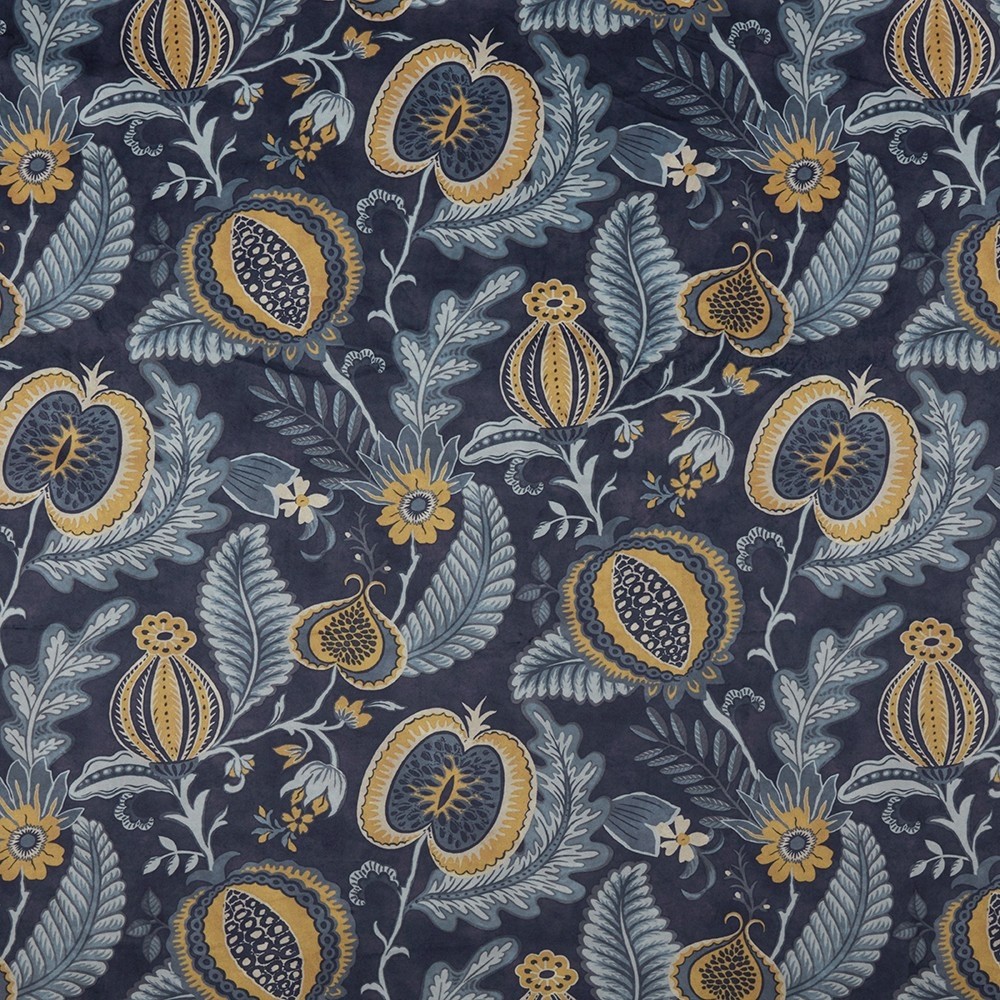 Cantaloupe Navy Fabric by iLiv
