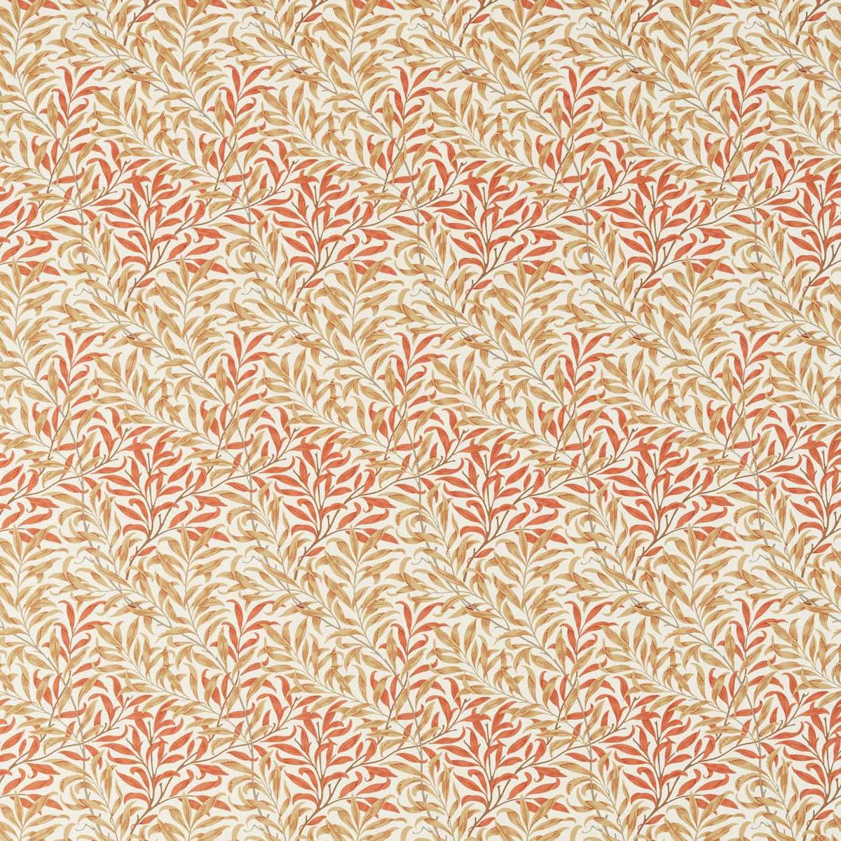 Willow Boughs Russet/Ochre Fabric by William Morris & Co.