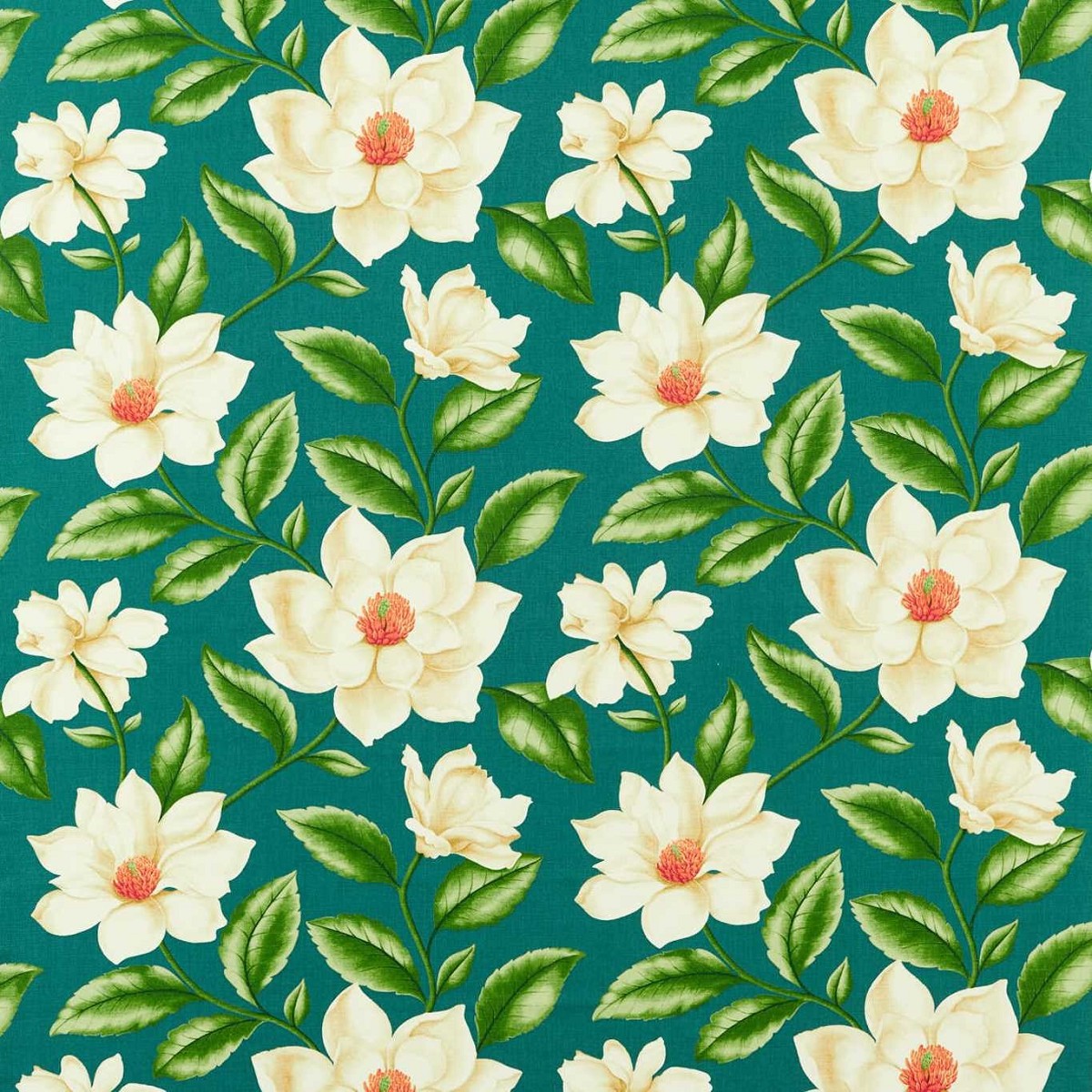 Grandiflora Emerald Fabric by Sanderson