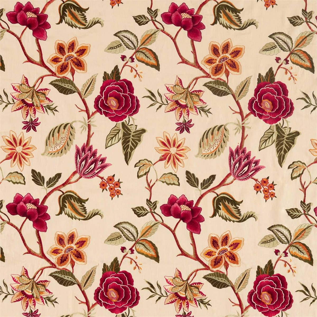 Anjolie de Novo Russet Fabric by Zoffany