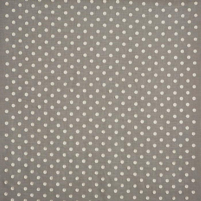 Pom Pom Pewter Fabric by Prestigious Textiles