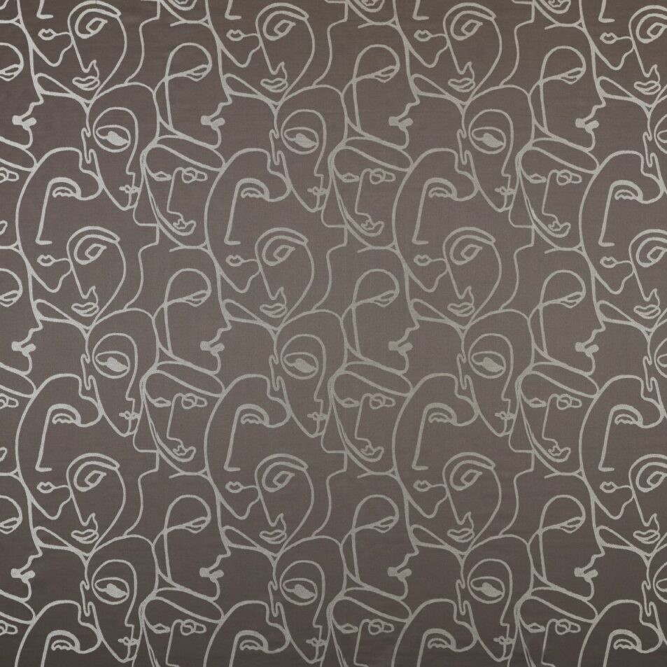 Henri Praline Fabric by Ashley Wilde