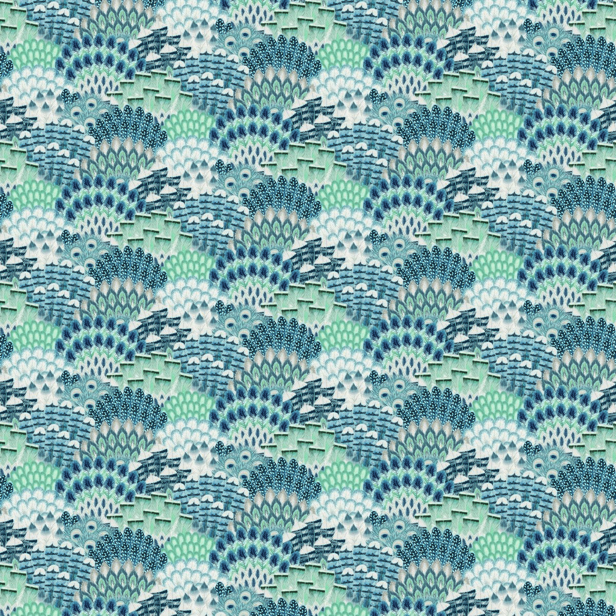 Plume Bluebird Fabric by Blendworth