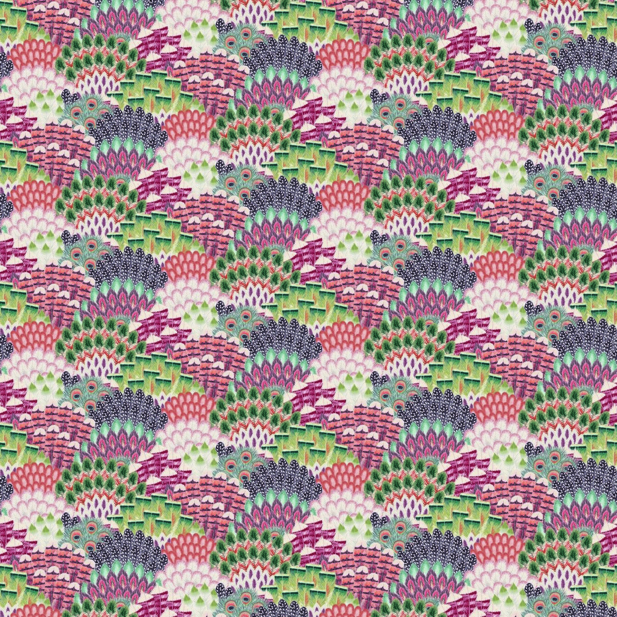 Plume Treasure Fabric by Blendworth