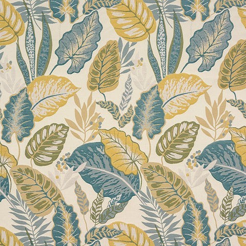 Mendoza Teal Fabric by Fryetts