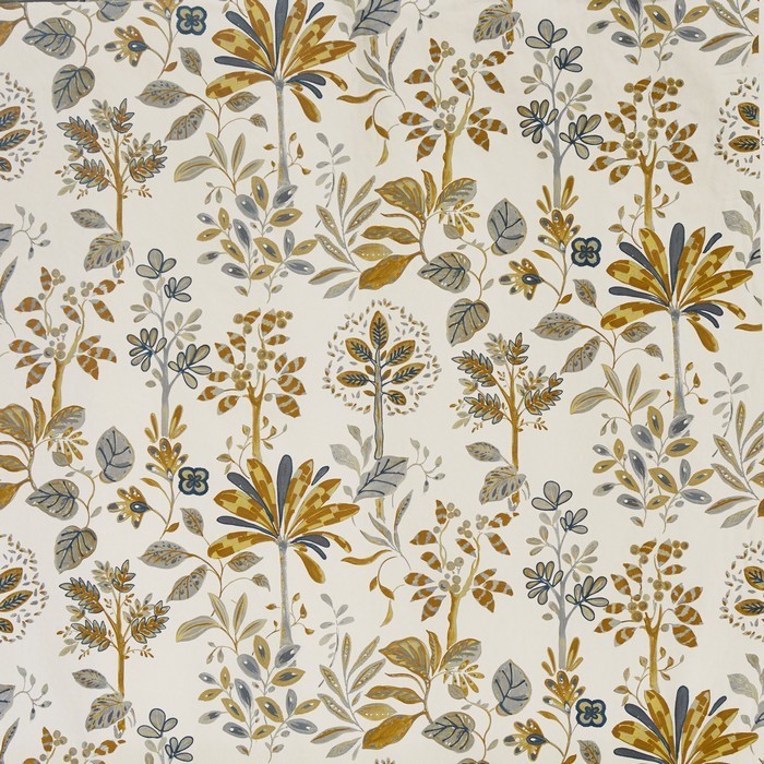 Tree Of Life Amber Fabric by Prestigious Textiles