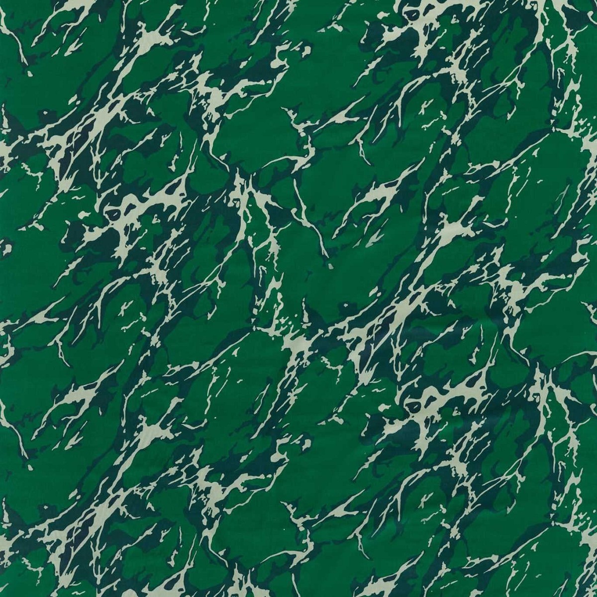 French Marble Velvet Malachite Fabric by Zoffany