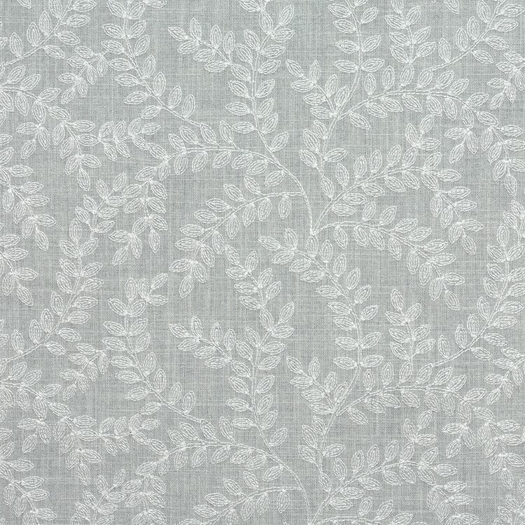 Wisley Silver Fabric by Fibre Naturelle