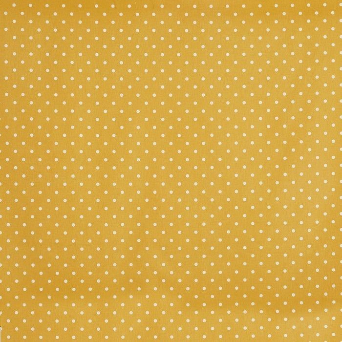 Full Stop Mustard Fabric by Prestigious Textiles