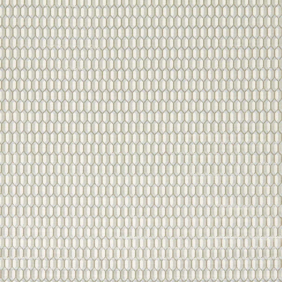 Domino Trellis Quartz Grey Fabric by Zoffany