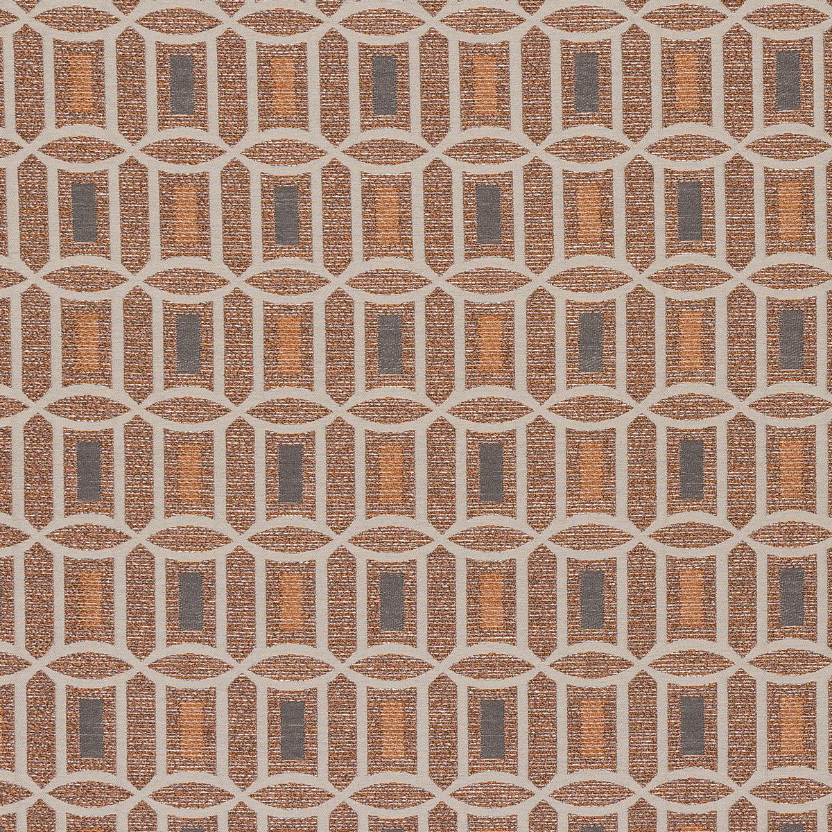 Pavillion Burnt Orange Fabric by Fryetts