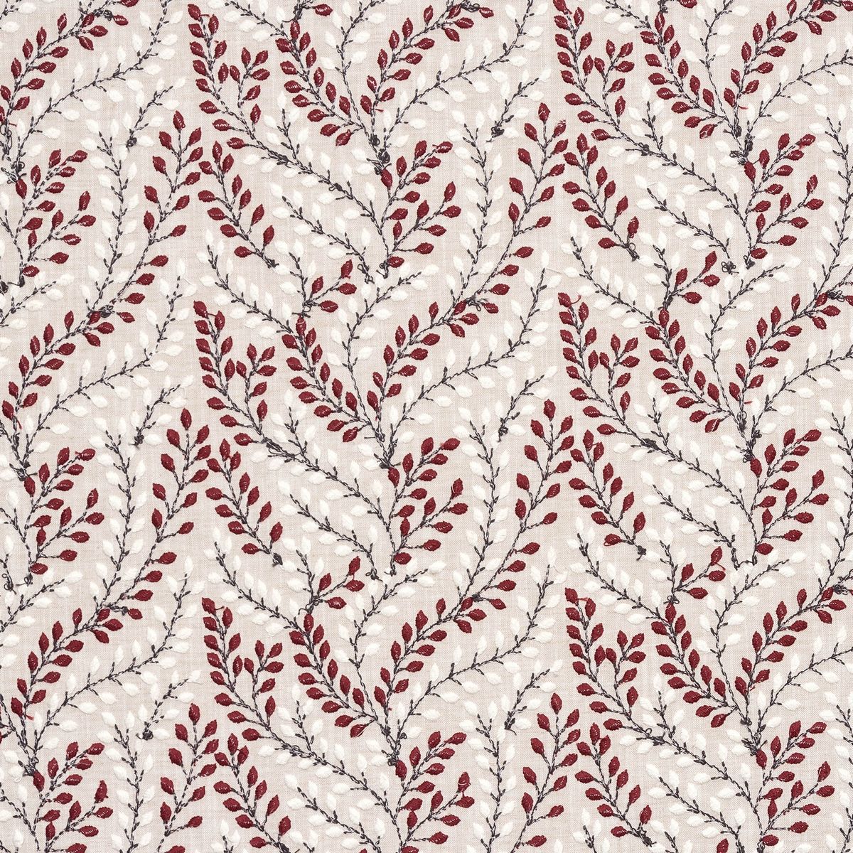 Shimla Rosso Fabric by Porter & Stone