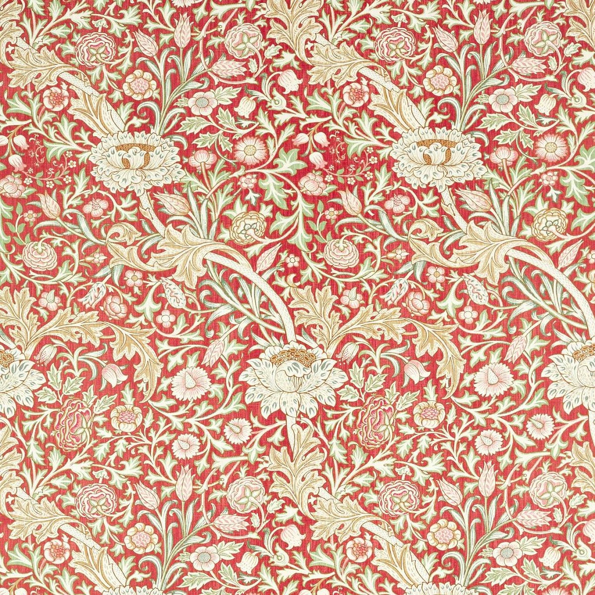 Trent Red House Fabric by William Morris & Co.