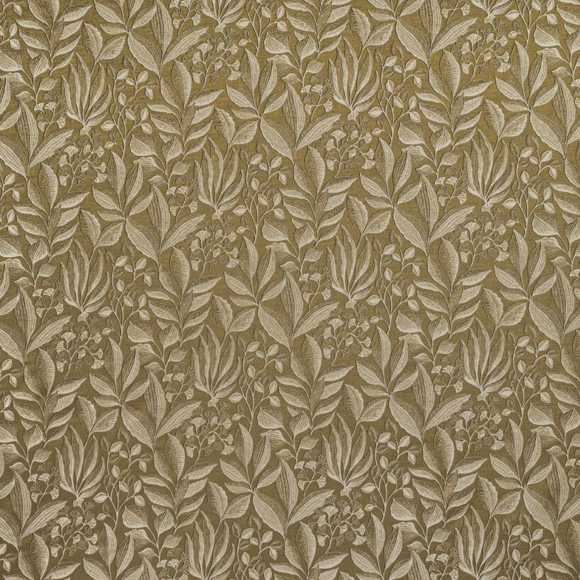 Semillion Ochre Fabric by Ashley Wilde