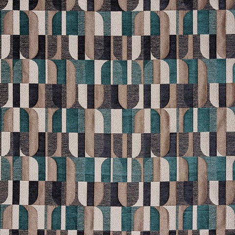 Cordoba Teal Fabric by Fryetts