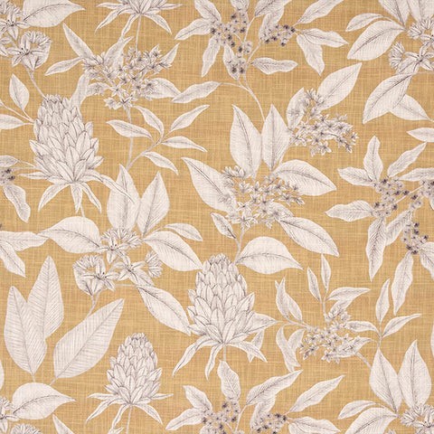 Holyrood Ochre Fabric by Porter & Stone