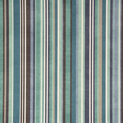 Jardin Stripe Seafoam Fabric by Fryetts