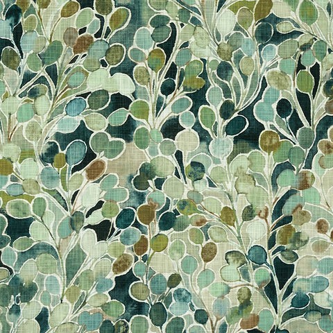 Mardi Gras Jade Fabric by Porter & Stone