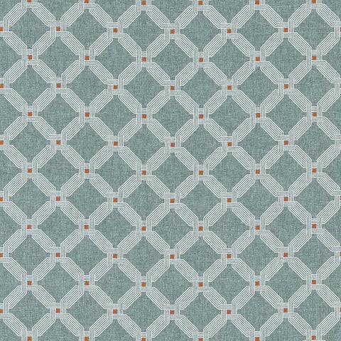 Morocco Teal Fabric by Fryetts