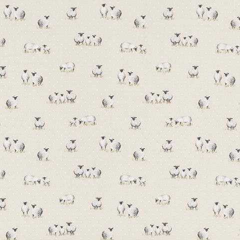 Sheepy Natural Fabric by Fryetts