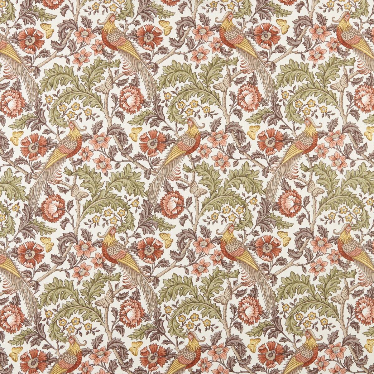 Morris IV Henna Fabric by Britannia Rose