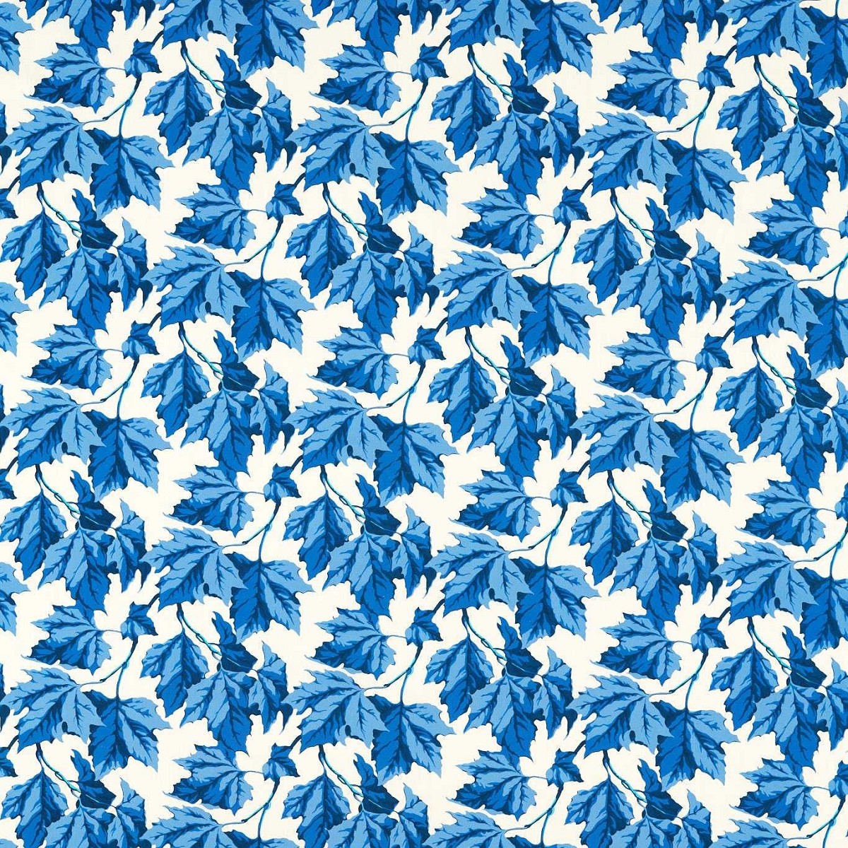 Dappled Leaf Lapis Fabric by Harlequin