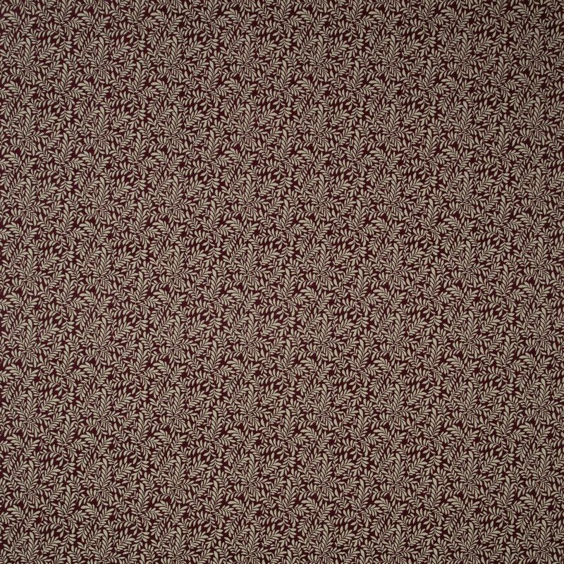 Morris XIII Claret Fabric by Britannia Rose