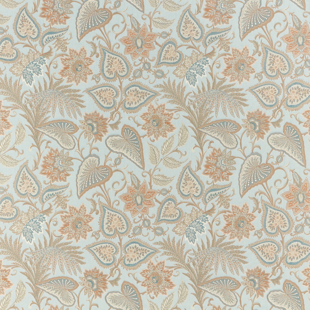 Morris XVIII Haze Fabric by Britannia Rose