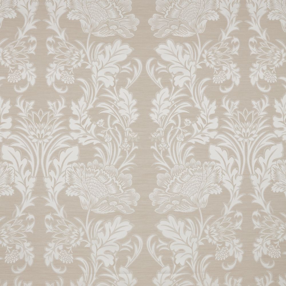 Morris XIX Stone Fabric by Britannia Rose