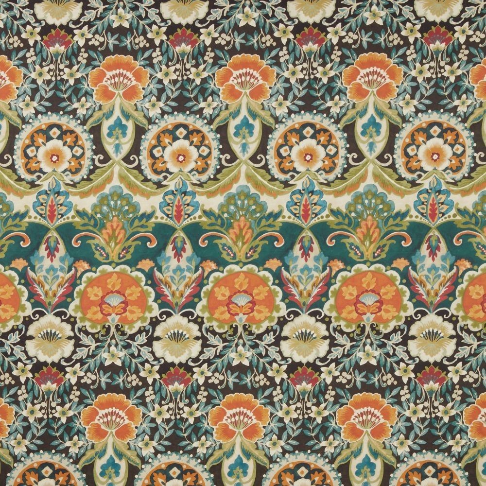 Morris XXVI Noir Fabric by Britannia Rose